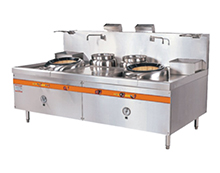 双头燃油燃气猛火小炒炉