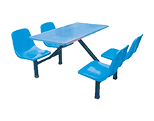 A款玻璃钢4人餐桌